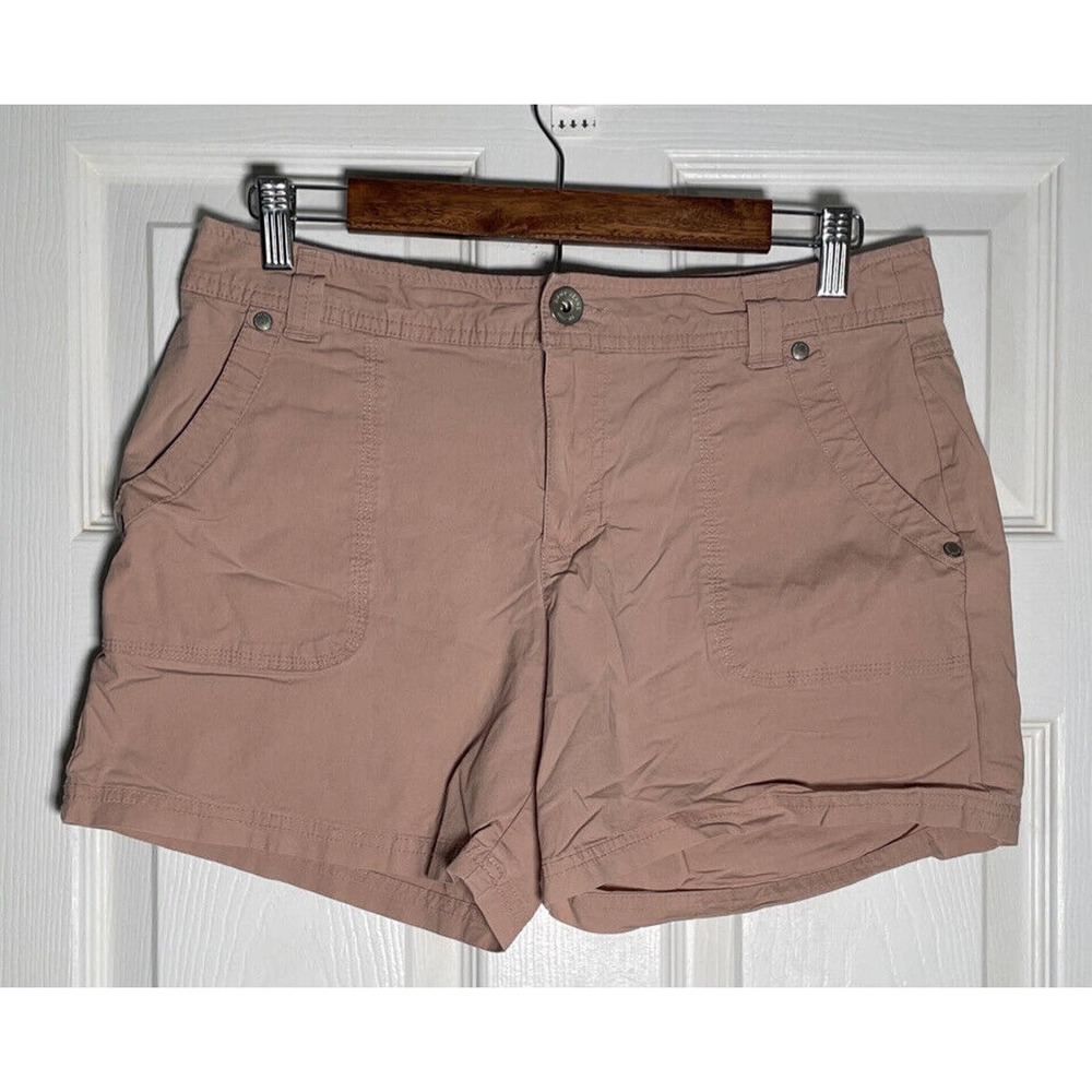 DKNY Jeans Woman’s Dusty Pink Mauve Chino Shorts Cotton size 8